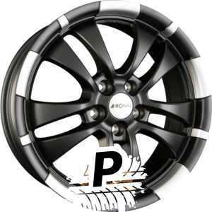 RONAL R59 Jetblack-Matt-Hornkopiert 7.50 x 17 ET 48.00 5x112