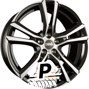 DBV ANDORRA Schwarz Front Poliert 8.00 x 18 ET 40.00 5x112