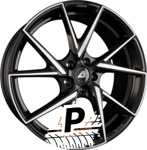 ALUTEC ADX.01 Diamant-Schwarz Frontpoliert 8.50 x 18 ET 40 5x112