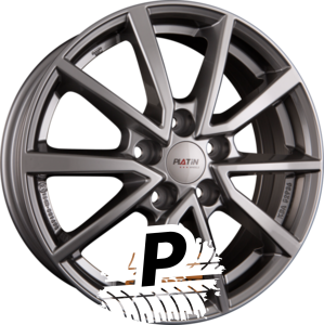 PLATIN P 95 Metall Silber 6.50 x 16 ET 40 5x114.3
