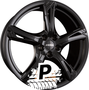 RONAL R62 Jetblack 7.50 x 17 ET 33.00 5x110
