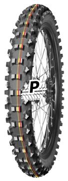 MITAS TERRA FORCE-MX SM SOFT MEDIUM TERRAIN 70/100-17 TT 40M Červený + žlutý proužek