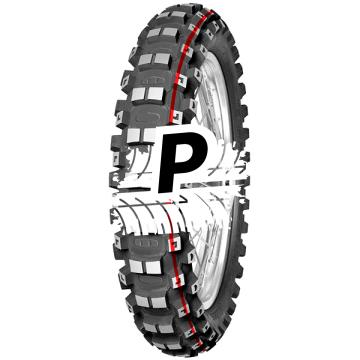 MITAS TERRA FORCE-MX MH Motocross - MEDIUM HARD TERRAIN 90/90-14 TT 46M Červený proužek