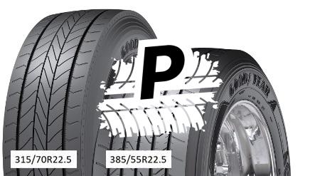 GOODYEAR FUELMAX S PERFORMANCE 315/70 R22.50 156/150L M+S