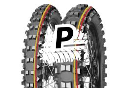 MITAS TERRA FORCE-MX SM SOFT MEDIUM TERRAIN 100/100-18 TT 59M Červený + žlutý proužek